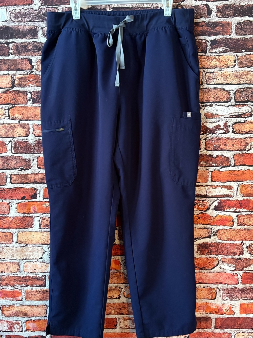 Figs Women’s Navy Drawstring Scrub Pants Yola Size XXL/P